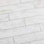 Carrelage mural de cuisine et de salle de bain style bord droit en bois 3 po x 16 po Nature-36935736