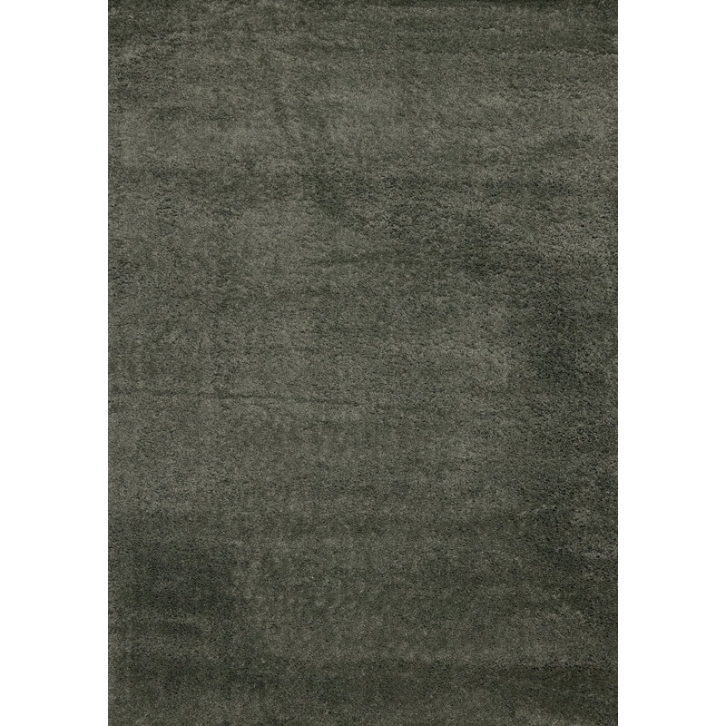 Tapis vert à poils longs Hammersmith, Rectangle 6 pi 7 po x 9 pi 6 po