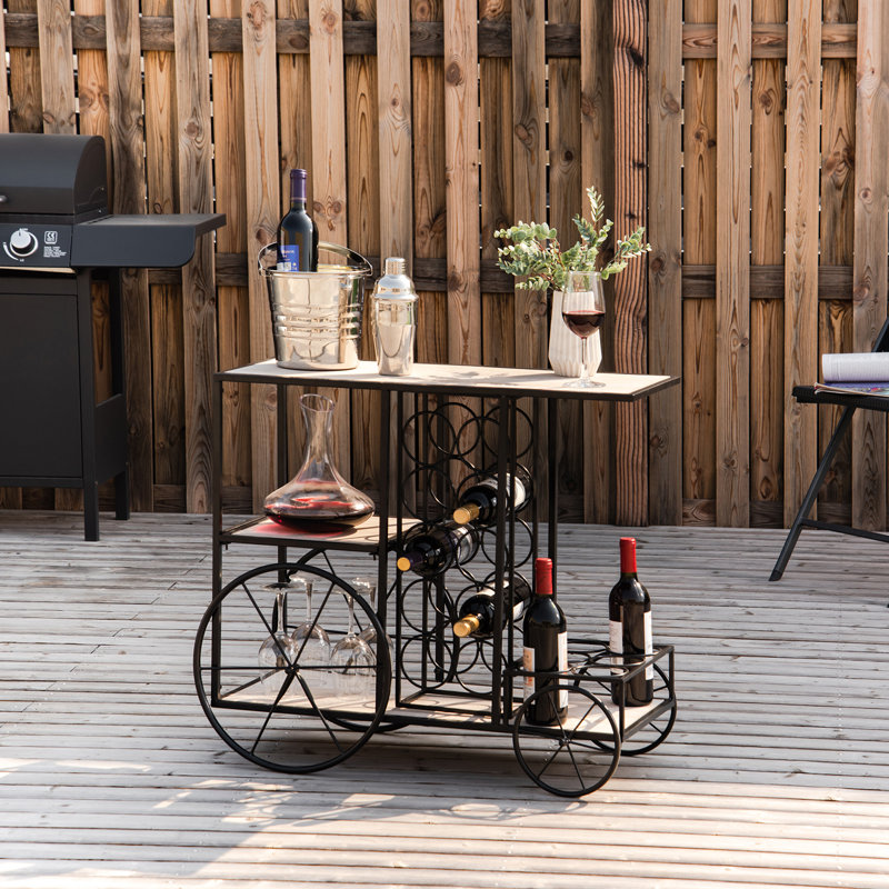 Mattos Metal Bar Cart