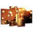 Lelend Advent Candles Burning-108835286