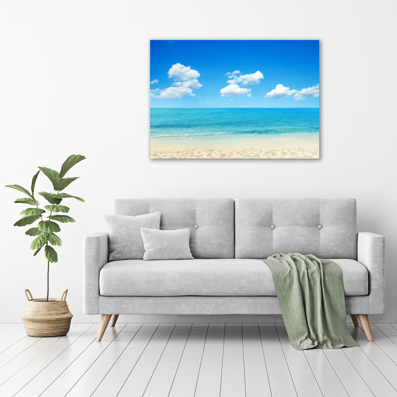 Paradise Beach - No Frame Print on Glass