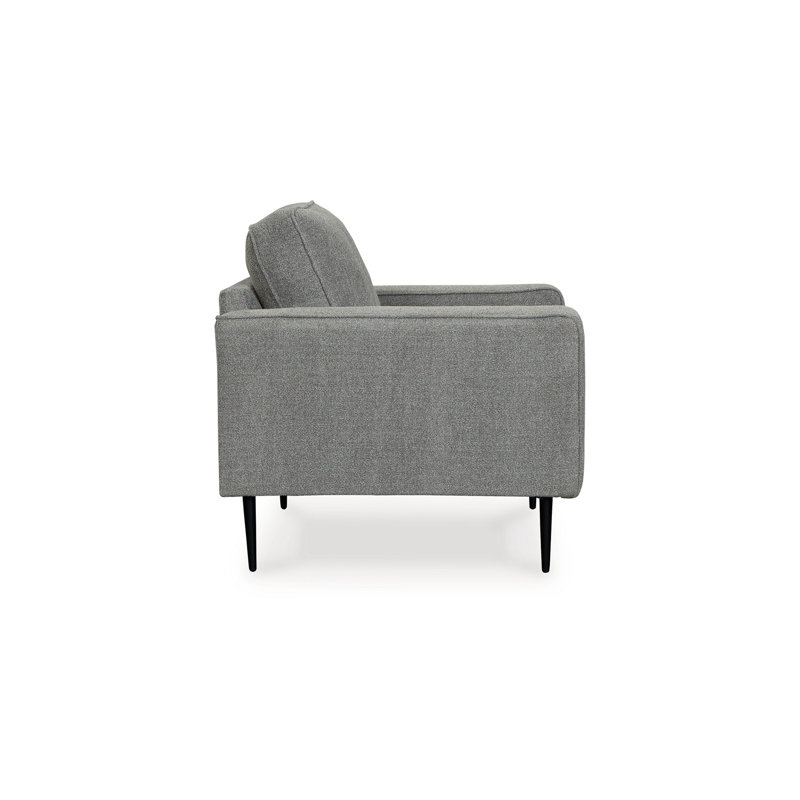 Fauteuil Daquesha, Polyester gris
