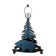 Lone Grizzly Bear Lamp Base