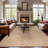 Contemporary Stripe Arch Design Area Rug-1157908626