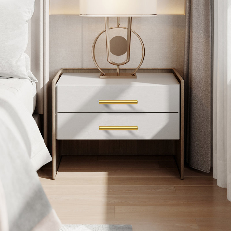 Bar Pull, 3", Gold Brass