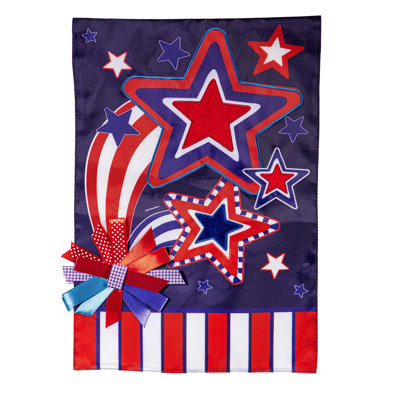 Drapeau de jardin étoiles et rayures