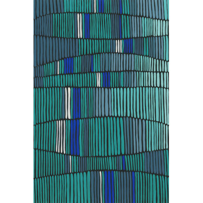 Bleu sarcelle tribal I