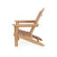 Ensemble de 3 chaises Adirondack d'extérieur Grade A en teck (2 chaises + 1 table d'appoint)