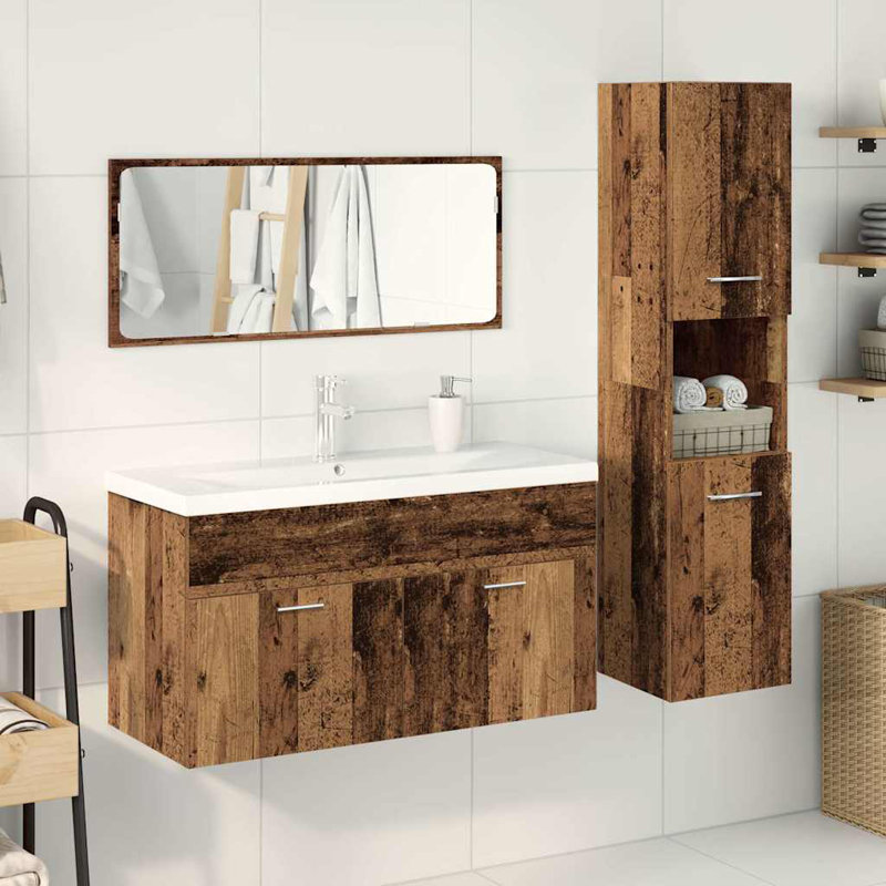 Banjeet Bathroom Suite, Old Wood