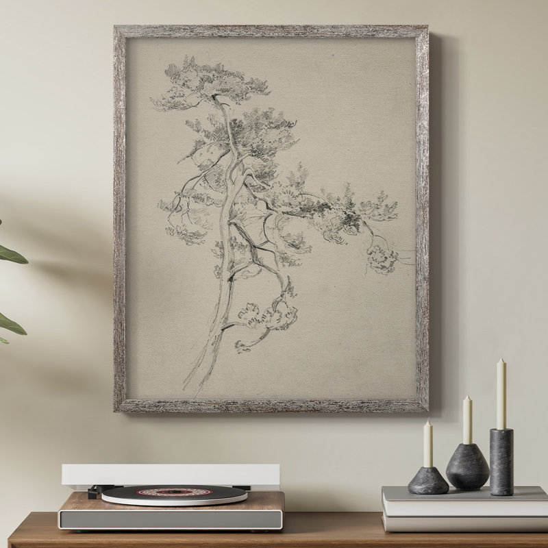 Reproduction encadrée rétro en bois massif Lxxxvi, H 11 po x l 9 po
