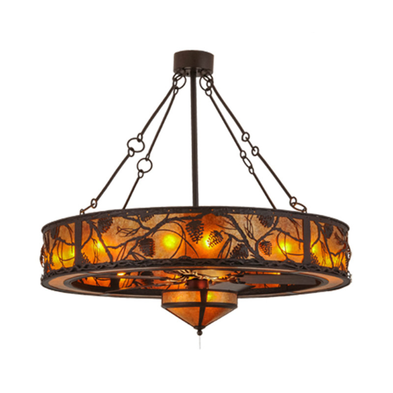 Whispering Pines Downrod Ceiling Fan