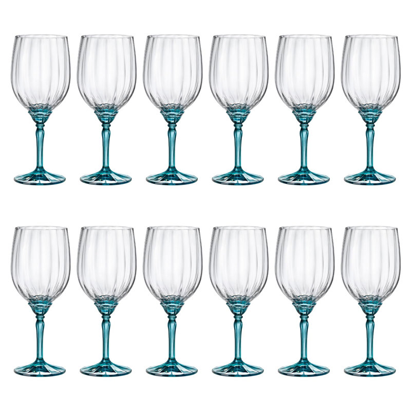 Florian White Wine Glasses, 535 oz.
