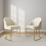 Rafer Modern Luxury Dining Chair, PU Leather Upholstery, Stainless Steel Base