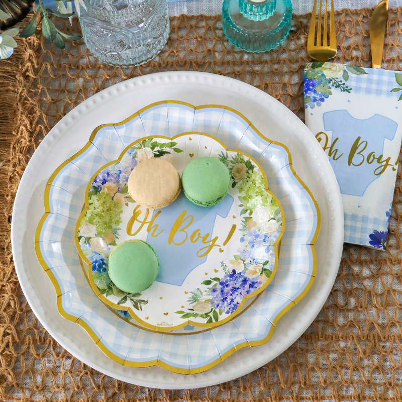 Ensemble de vaisselle Baby Shower Party