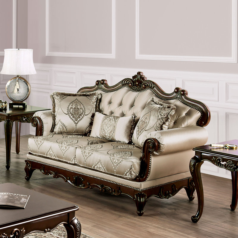 Canapé Barbato, H 44,5 po x l 90,25 po x P 38,25 po, Beige