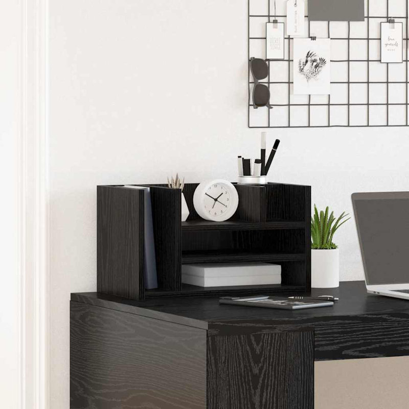 Manufactured Wood Desk Organiser, Old Wood