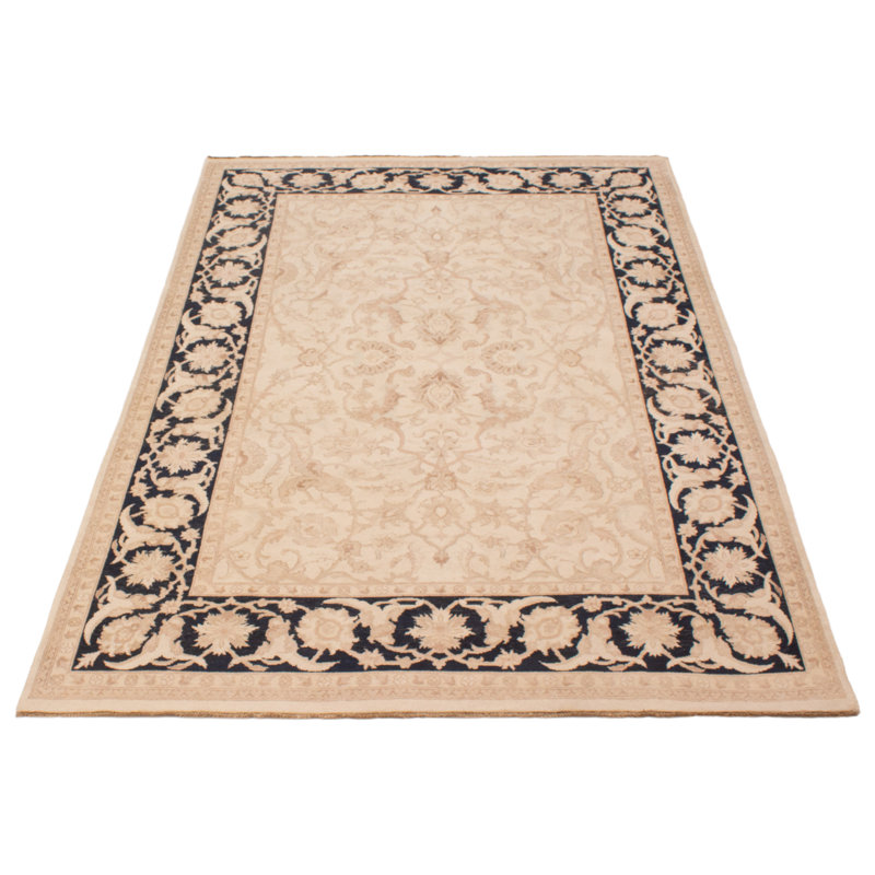 Tapis rectangulaire en laine 6 pi x 9 pi Alcindo One-of-a-Kind