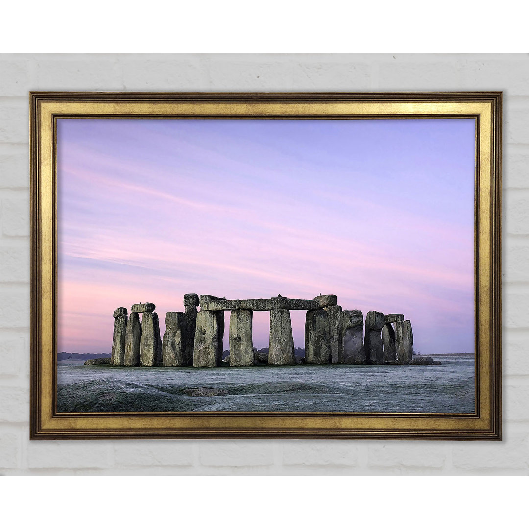 Stonehenge Wiltshire England Gerahmter Druck