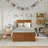 Marshallville Solid Wood Low Profile Platform Bed with Matching Footboard-106894961-106894962