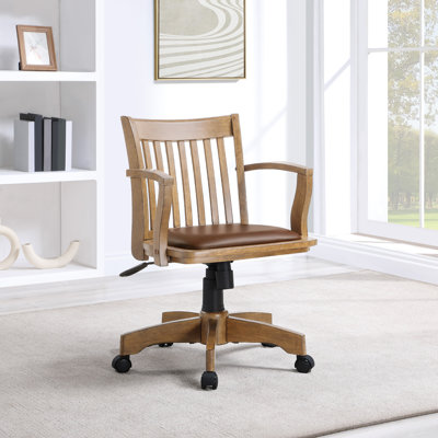 Genevieve Vinyl Bankers Chair