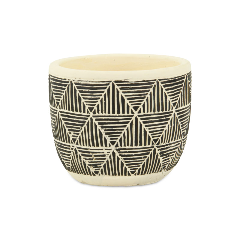 Handmade Pot Planter, 4.75" H x 5.75" W x 5.75" D