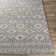 Tapis taupe patiné d'inspiration mondiale Wysocki