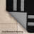 Double Border Machine Tufted Performance Black/Twisted Grey  Rug-1309786898