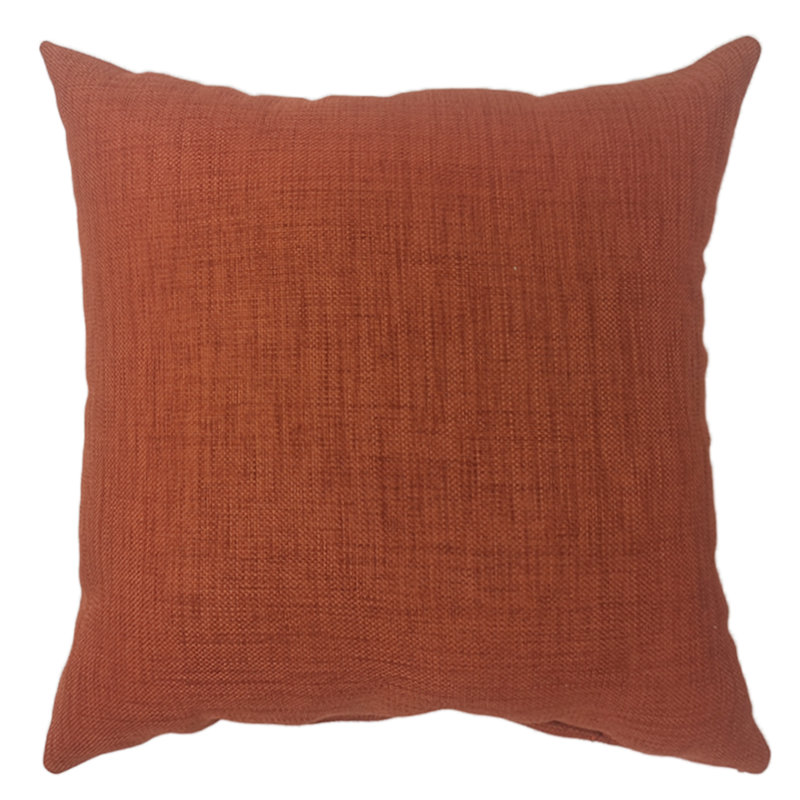 Housse et insert de coussin extérieur d'extérieur, Brique, 17 po x 17 po