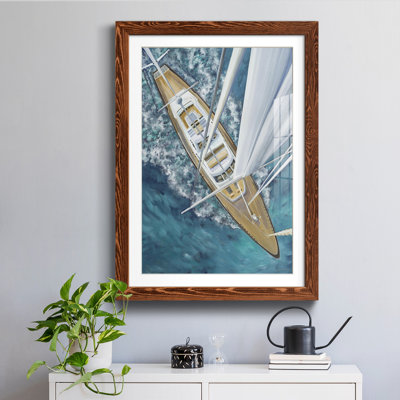 Voile autour du monde - reproduction d'art sur papier