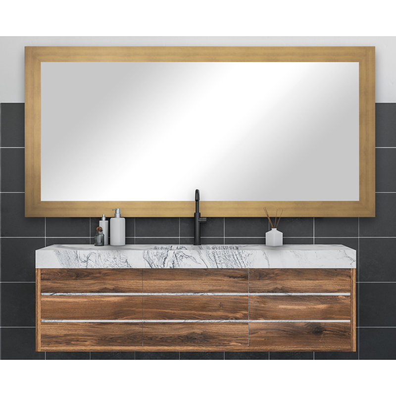 Miroir de salle de bain Kozan, 31 po x 65 po