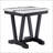 Paula Black And White End Table