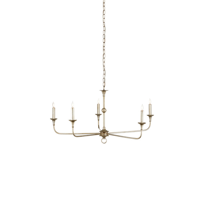 Lustre classique à 5 lumières de style bougie Nottaway