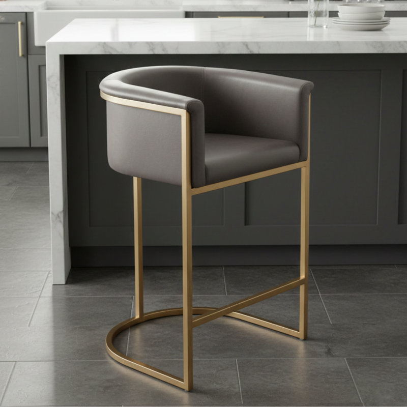 Tabouret de bar Kenia, Gris