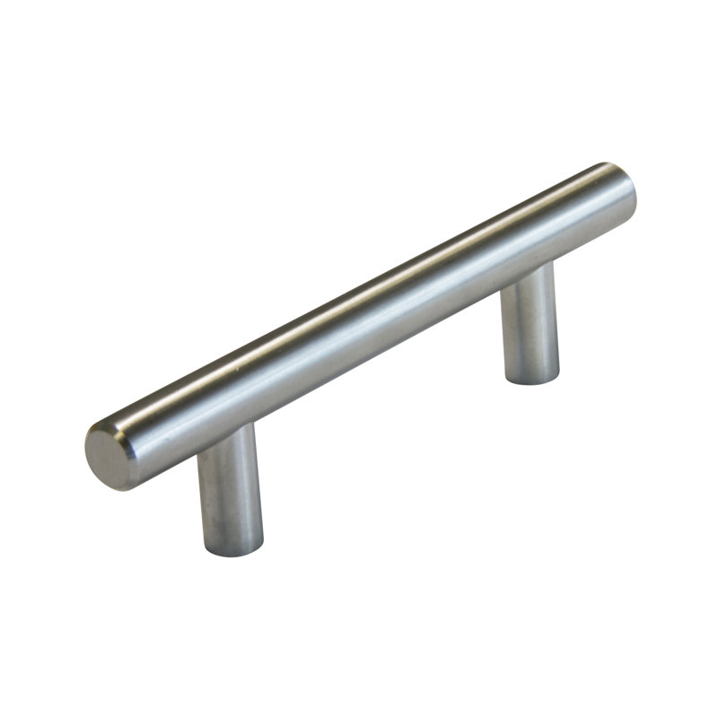 Bar Pull, Brushed Stainless Steel, 3"