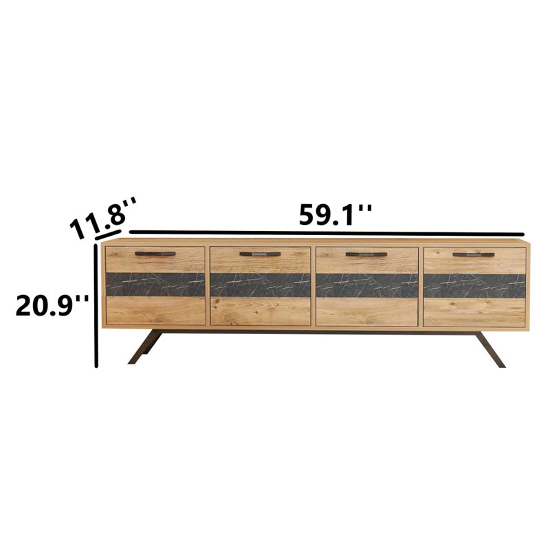 Unfinished TV Stand for TVs up to 55"