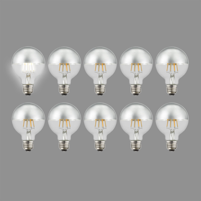 Mcswain 7.7 W G25 E26/Medium (Standard) Dimmable 3000 K LED Bulb