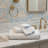 Scallop Piping 6 Piece Towel Set - 100% Zero-Twist Cotton, 620 GSM - Bath Towels, Hand Towels & Washcloths-1197470609-1197470620