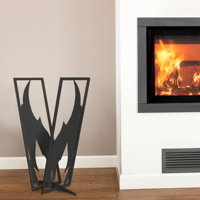 54cm W Metal Log Rack