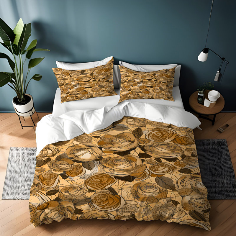 Abstract Duvet Cover, King Duvet Cover + 2 King Shams