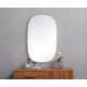 Bertin Metal Oval Wall Mirror