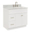 Ensemble de meuble-lavabo simple 37 po Partham-70317037