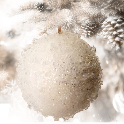 4.5'' Geometric Ball Ornament