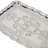 Rectangular Plastic Silver Charger Plates, Decorative Table Charger Plates