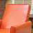 Recliner Push Back Chair For Elegant Home Décor Orange