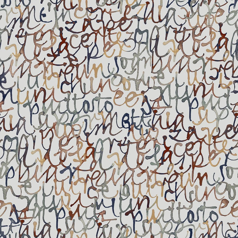 Rouleau de formes géométriques Turah, Bleu