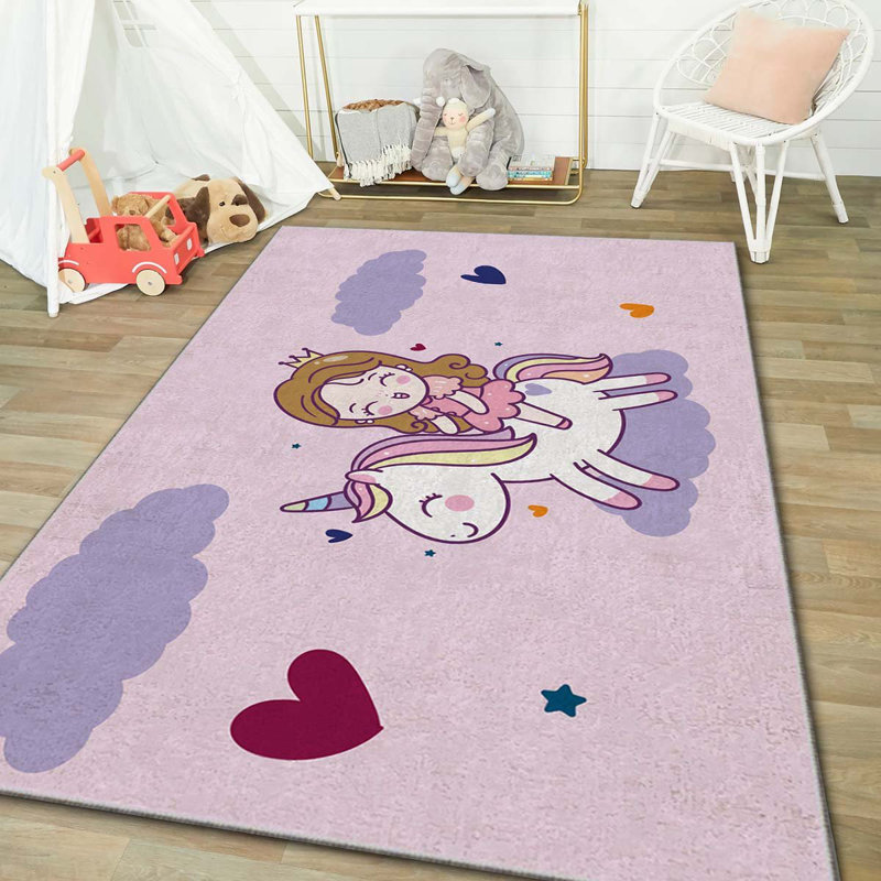 Tapis luxueux en polyester, 3,3 x 4,6 pieds | Tissu de velours 740 g / m², envers en feutre antidérapant, éponge stratifiée pour le confort | Antibactérien, lavable à la machine à 86 ° F | Imprimé numérique élégant pour la décoration intérieure
