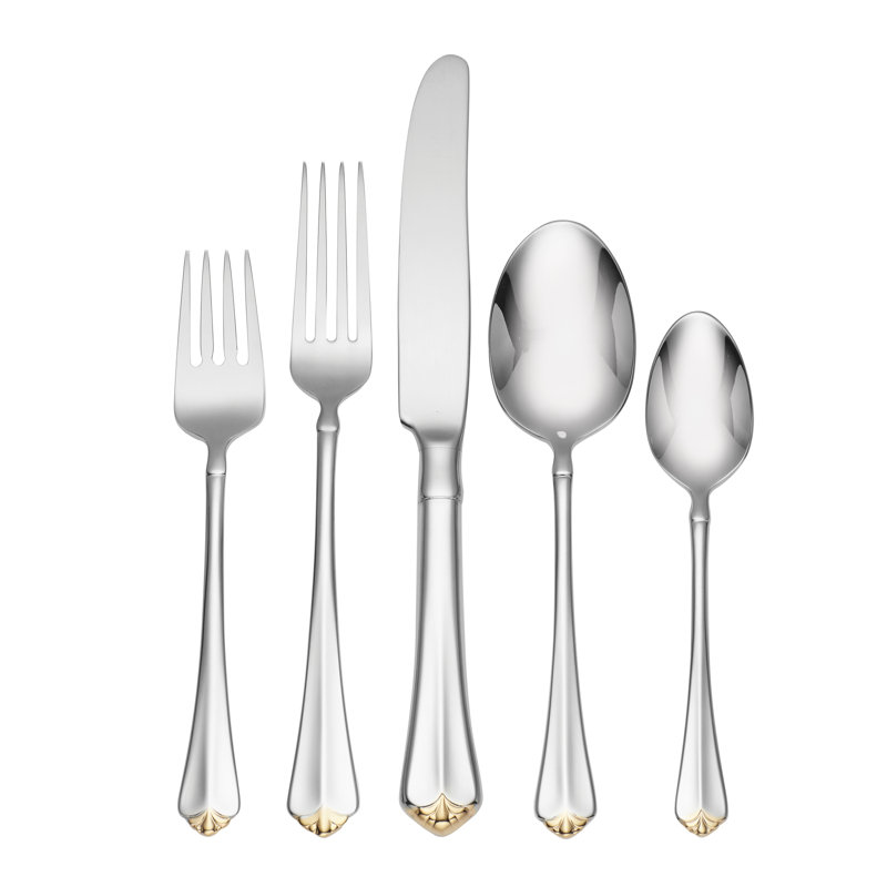 Oneida Golden Juilliard 20 Piece Fine Flatware Set