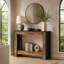 Console 41 po, table de couloir avec rangement ouvert