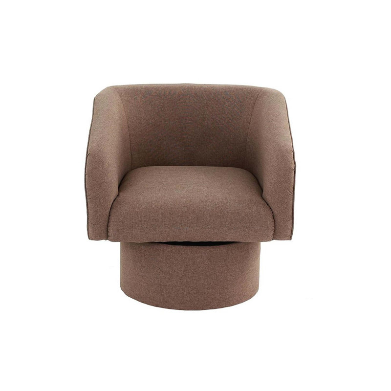 Fauteuil d'appoint rembourré Classic Coffee, Café clair