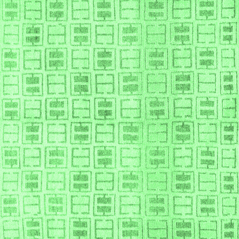 Washable Geometric Indoor Rug, Square 8'
